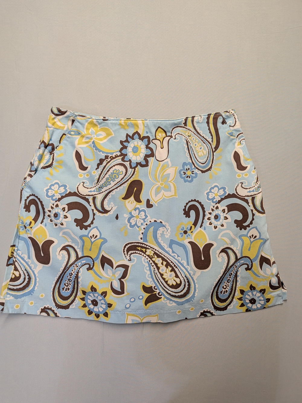 adidas Golf Climacool Athletic Stretch Skort Women's Size 8 Floral Paisley Print